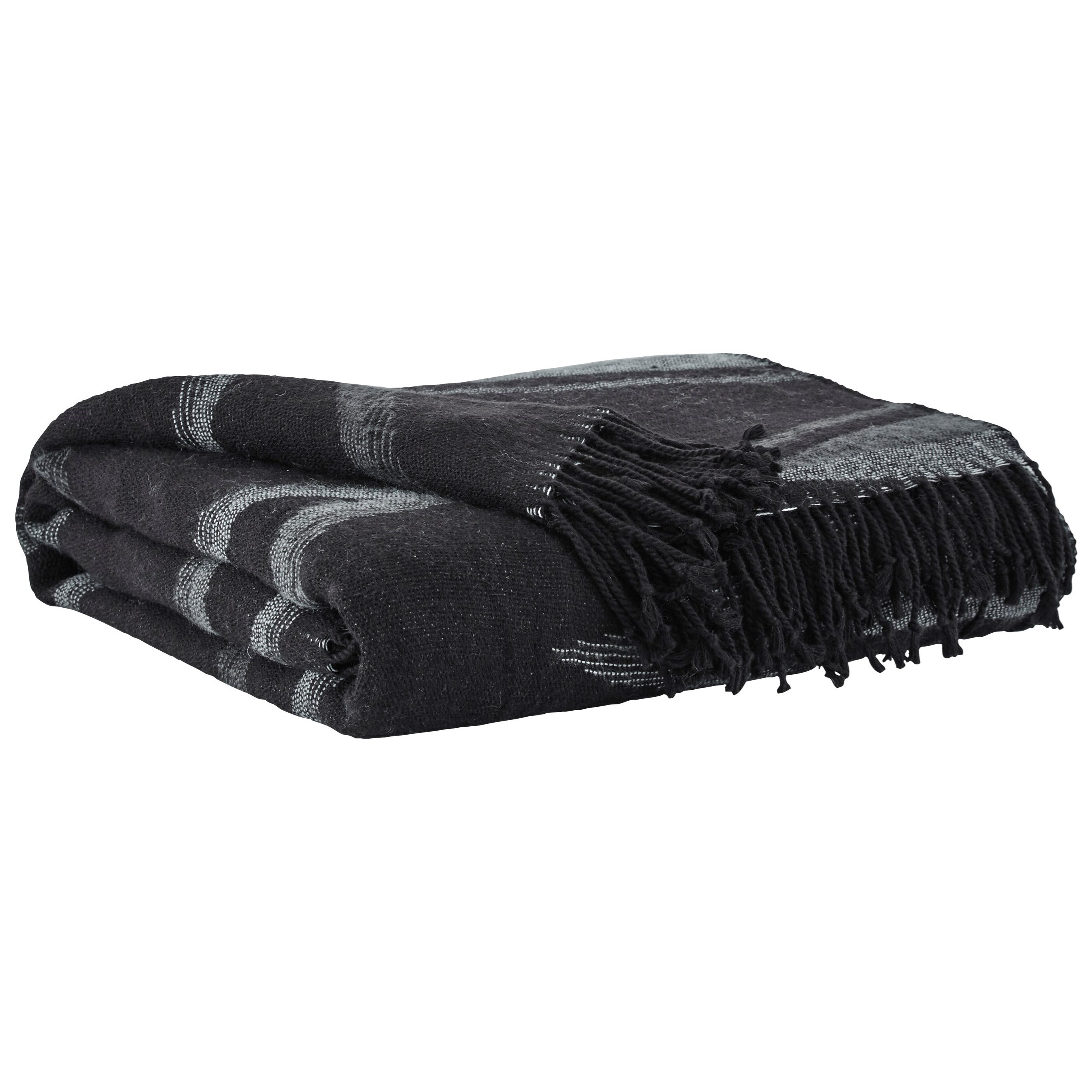 Signature Design by Ashley Throws Cecile Black Throw Lindy's